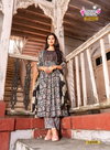 Pushpa Vol 13 By Mystic 9 Rayon Embroidery Work Kurti With Bottom Dupatta Exporters In India